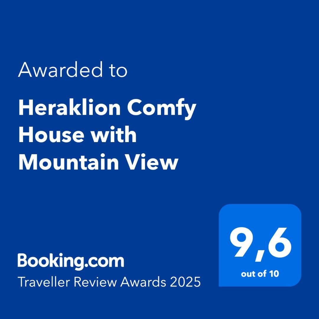 Heraklion Comfy House With Mountain View Exteriör bild